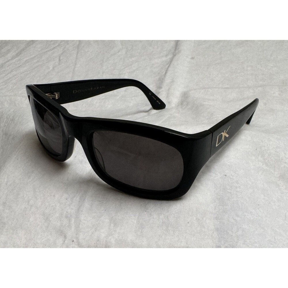 DONNA KARAN DKS-200 300  56-23-132 Black‎ Sunglasses Logo FRAMES ONLY
